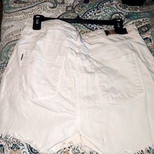 Parker Smith white denim shorts 29